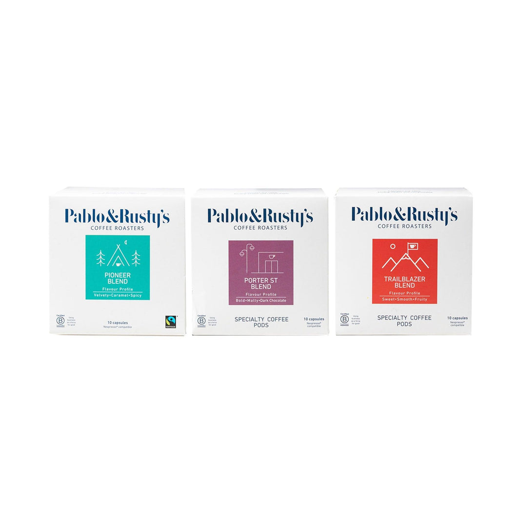 Trio Blend Specialty Pod Pack - Pablo & Rusty's 